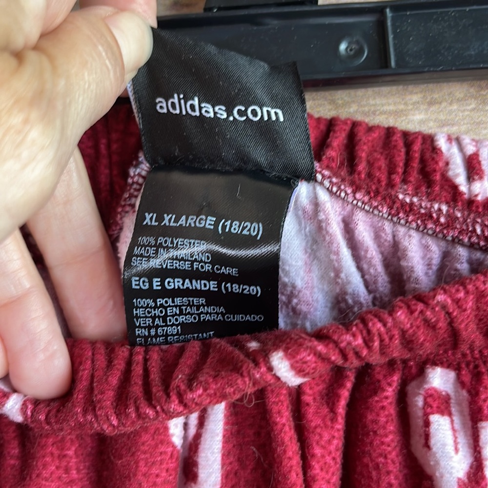 Kids Adidas OU fleece pajama pants - Picture 4 of 6